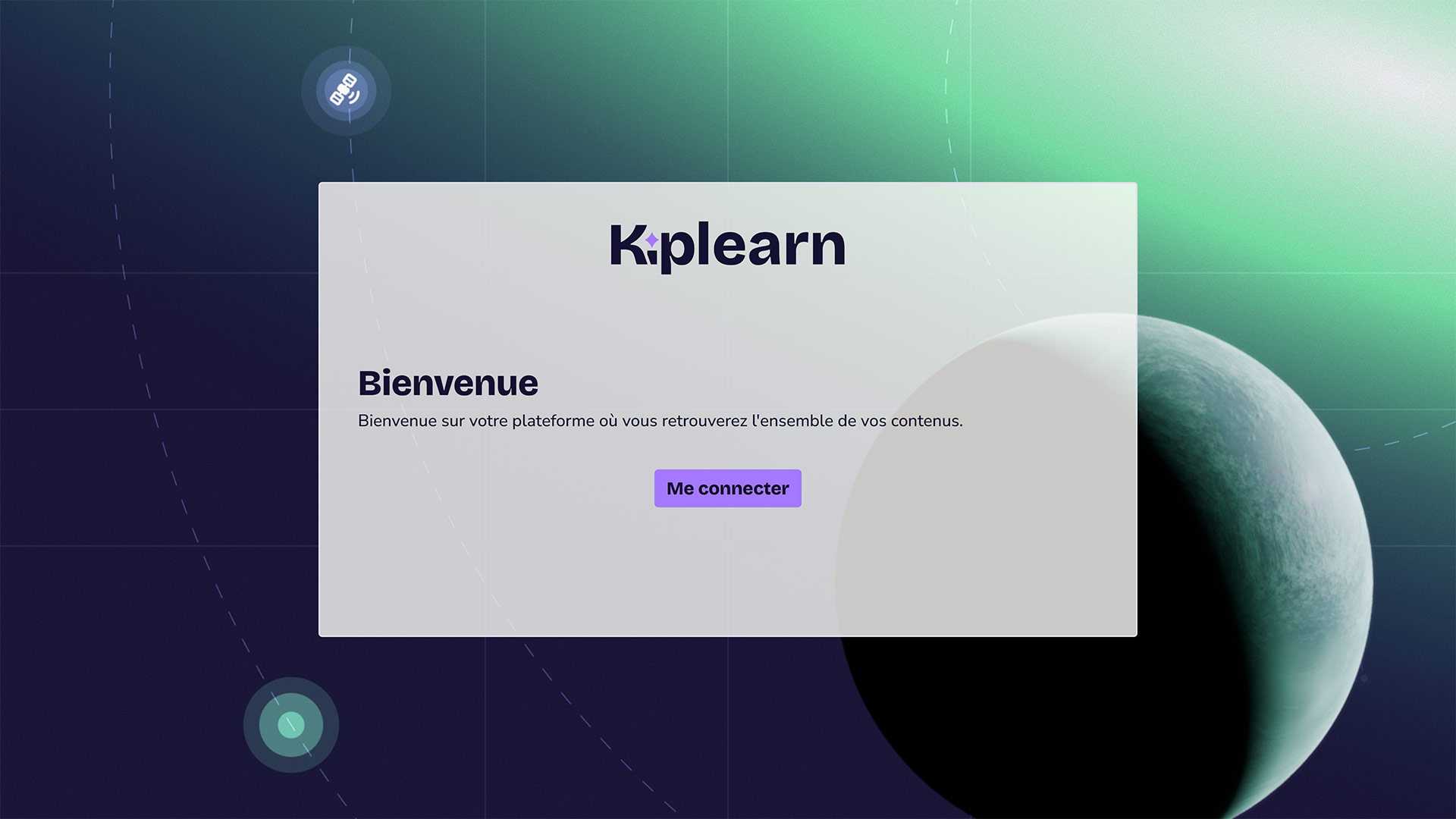 Page de connexion Kiplearn