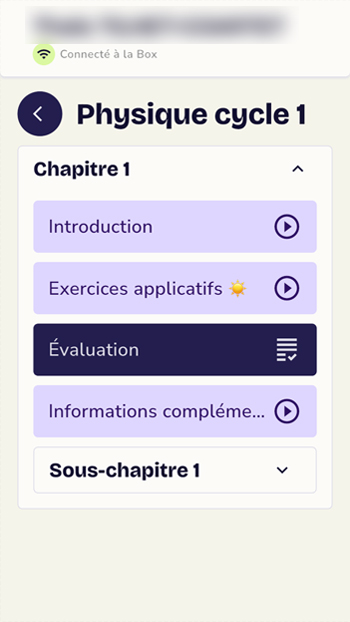 Arborescence d'un cours en formation